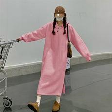 【现货】2024加绒卫衣连衣裙2C009/337/P120控178，女装连衣裙，2C009