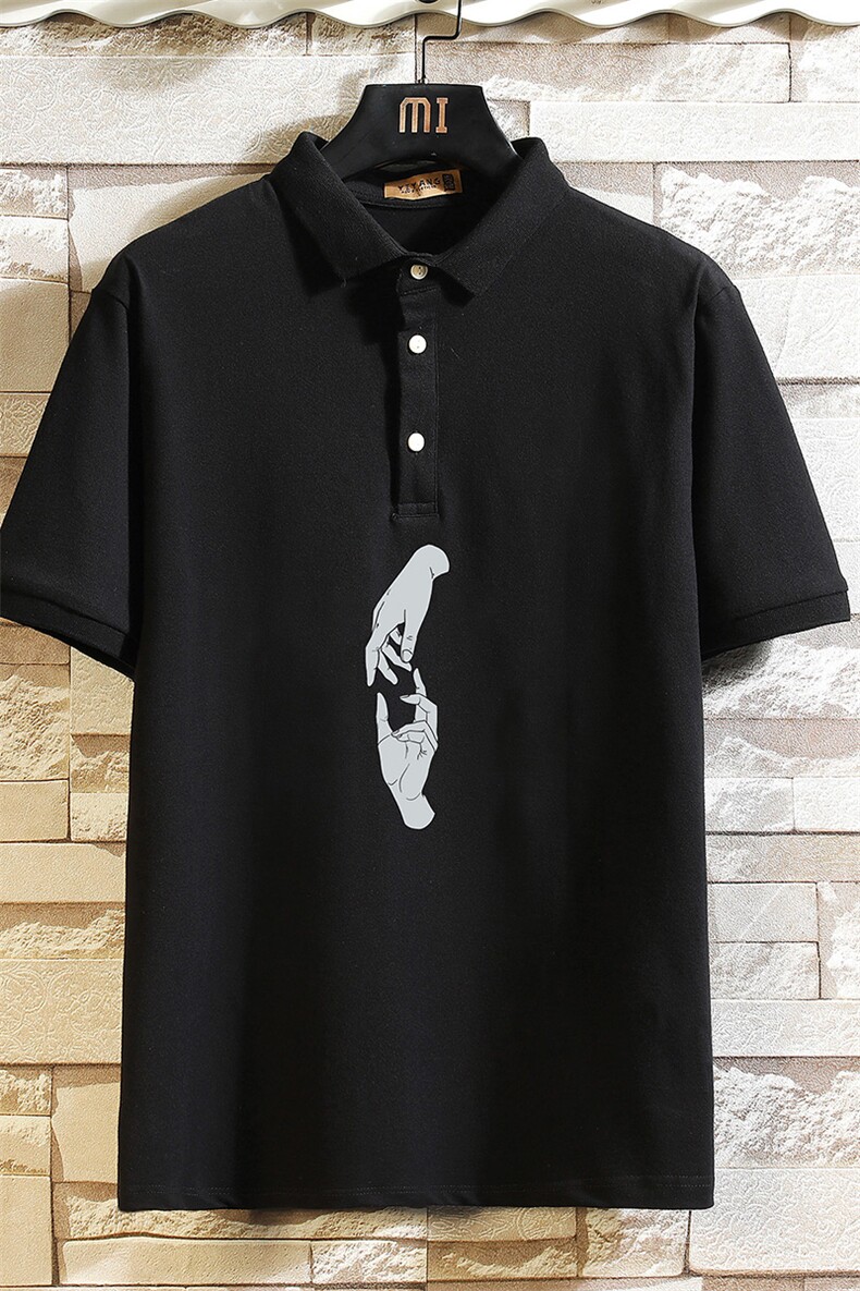 PL57147-P35翻领短袖polo衫男大码胖子半袖t恤男有领保罗衫,男装Polo衫,电商A040A