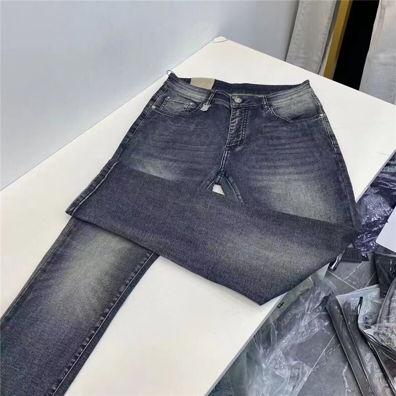 1506-1/KT11311/P50牛仔裤男士款弹力刺绣高档长裤弹力修身直筒裤,男装牛仔裤,星座1506-1