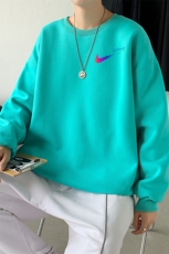 Y2363P38秋季新款港风印花圆领卫衣男潮宽松帅气百搭休闲外套，男装卫衣，星座510A-1