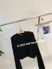 新款毛毛针织毛衣，女装针织衫/毛衣，G