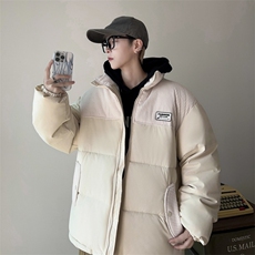 2024拼接灯芯绒立领棉服冬季棉衣加厚外套面包服MF099-P85，男装棉衣，星座313A-2