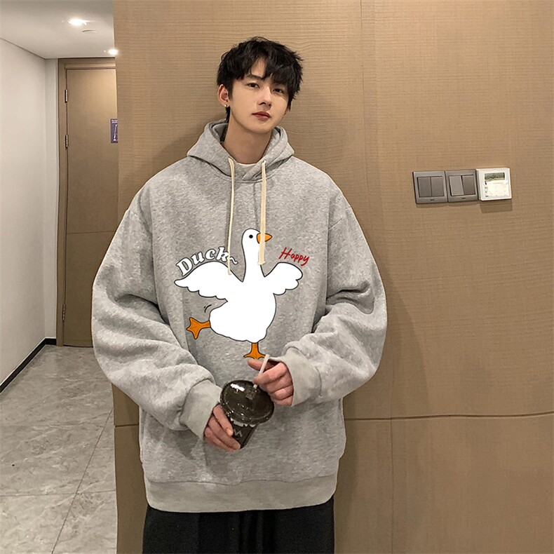 纯棉连帽卫衣男大码运动帽衫宽松薄WY2273-P35,男装卫衣,电商A040