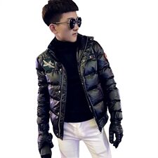 社会小伙立领ins飞机棉衣外套修身皮棉服A343-CF39黑，男装棉衣，电商A343