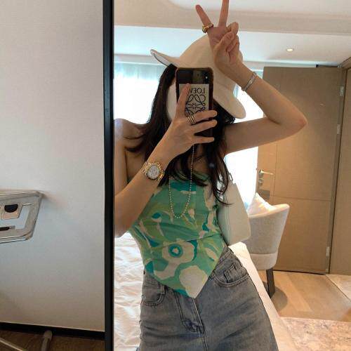 印花抹胸，胸罩，XTZ style