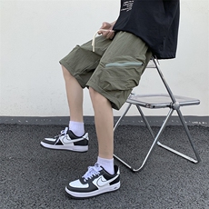 高品质潮流大口袋休闲短裤宽松大码五分裤A161-D9207-P45，男装休闲裤，电商A161
