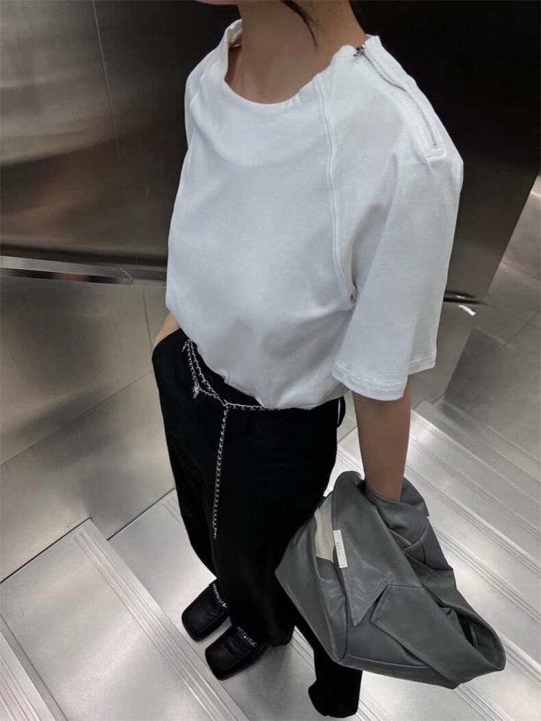 现货，夏季拉链t，其它，UDF