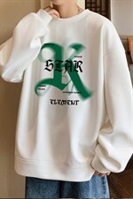 华夫格卫衣！2023秋季新款男士圆领卫衣百搭长袖T恤HWY22P30，男装卫衣，电商B220