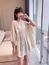 夏季新款洋气韩版系绳小衫，其它，L·H·X