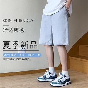 美式高街五分裤夏季潮流新款透气百搭时尚直筒运动DK850-特批-32图片