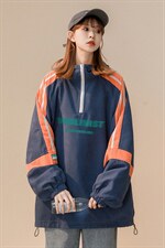 中性风2023春潮流拼接连帽字母印花休闲夹克外套JK632P65控88，男装夹克，A247A