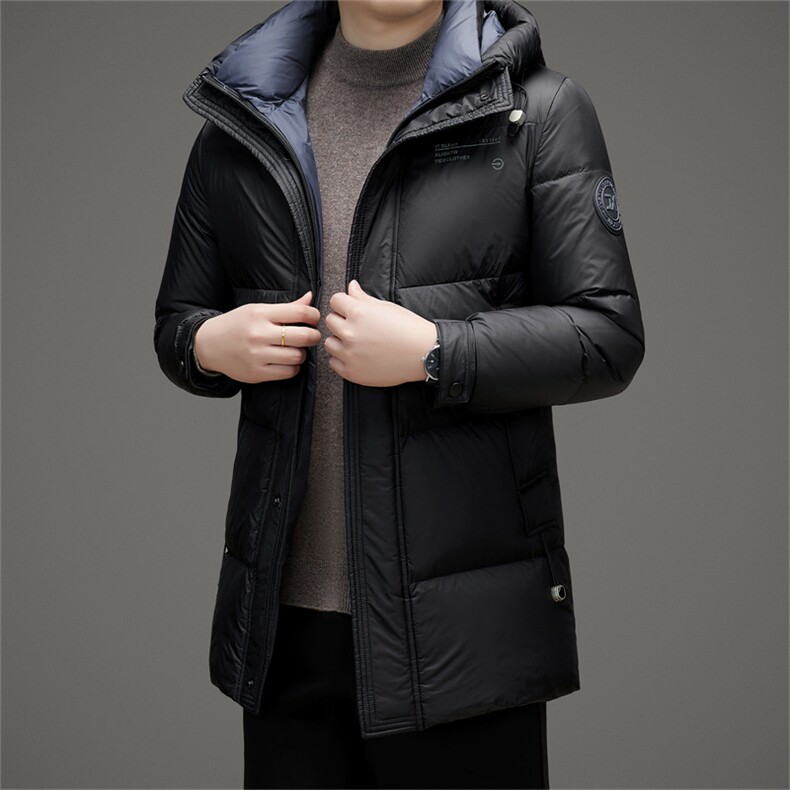BZS8239钱塘2020-2时尚休闲简约百搭冬季厚款中年男士羽绒服P280,男装羽绒服,钱塘207-2