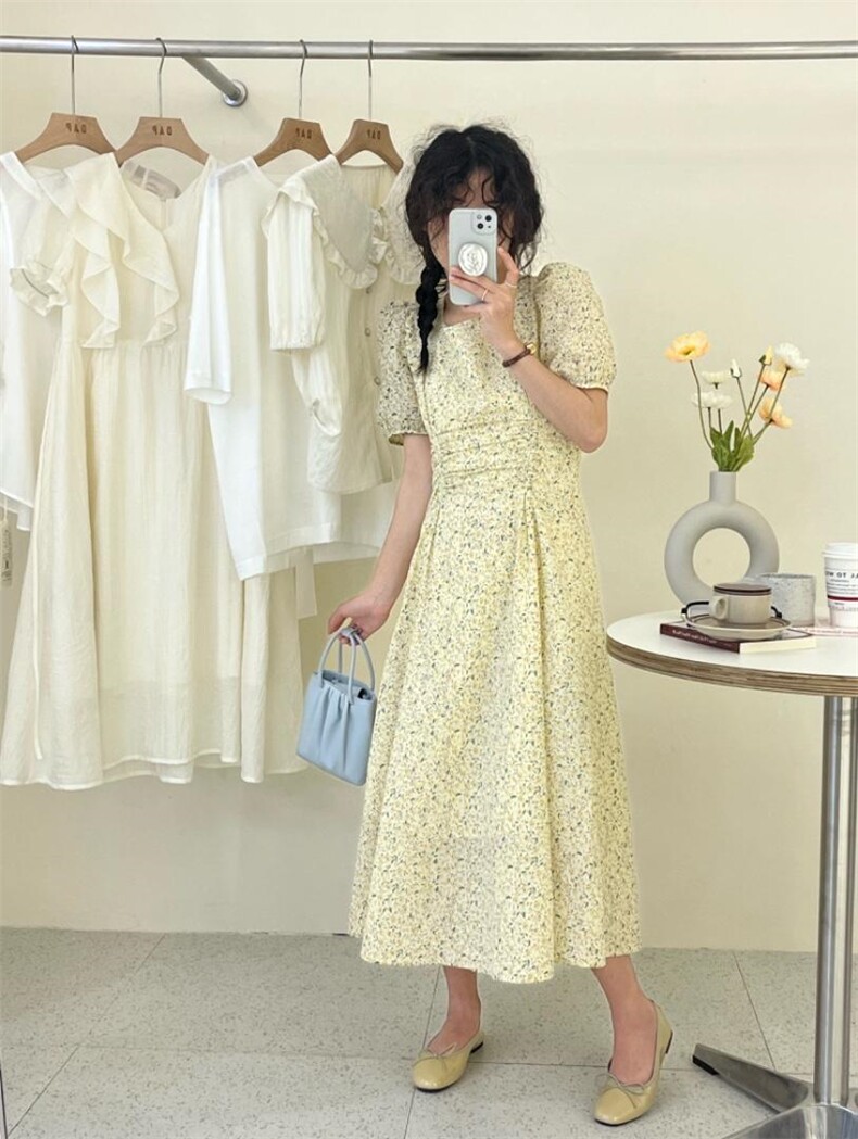 韩系，清新碎花裙，其它，DAP