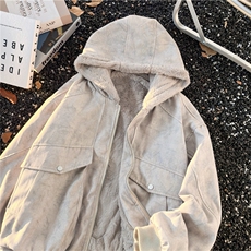 冬季保暖连帽棉服男宽松cleanfit大理石座山雕外套潮MF373-P102，男装棉衣，星座412-3