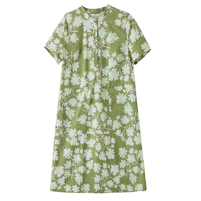 纯棉连衣裙夏季2024新款衣服大码女装超好看高端精致气质连身裙子,女装连衣裙,姿衣坊