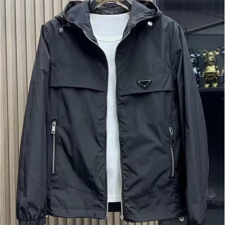 男士连帽夹克衫春秋短款简约茄克衫男外套时尚休闲外衣HH8167P59,男装夹克,星座1013-5