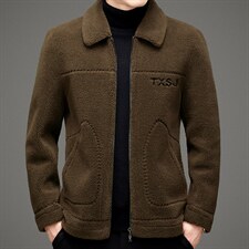 BAMJ-2001钱塘2020-2冬季厚款中年男士时尚休闲夹克外套P240，男装夹克，钱塘207-2