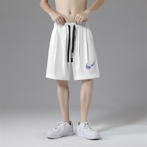 夏季2023新款冰丝短裤男潮流百搭五分潮牌运动裤DK01-特批25，男装休闲裤，星座718-1