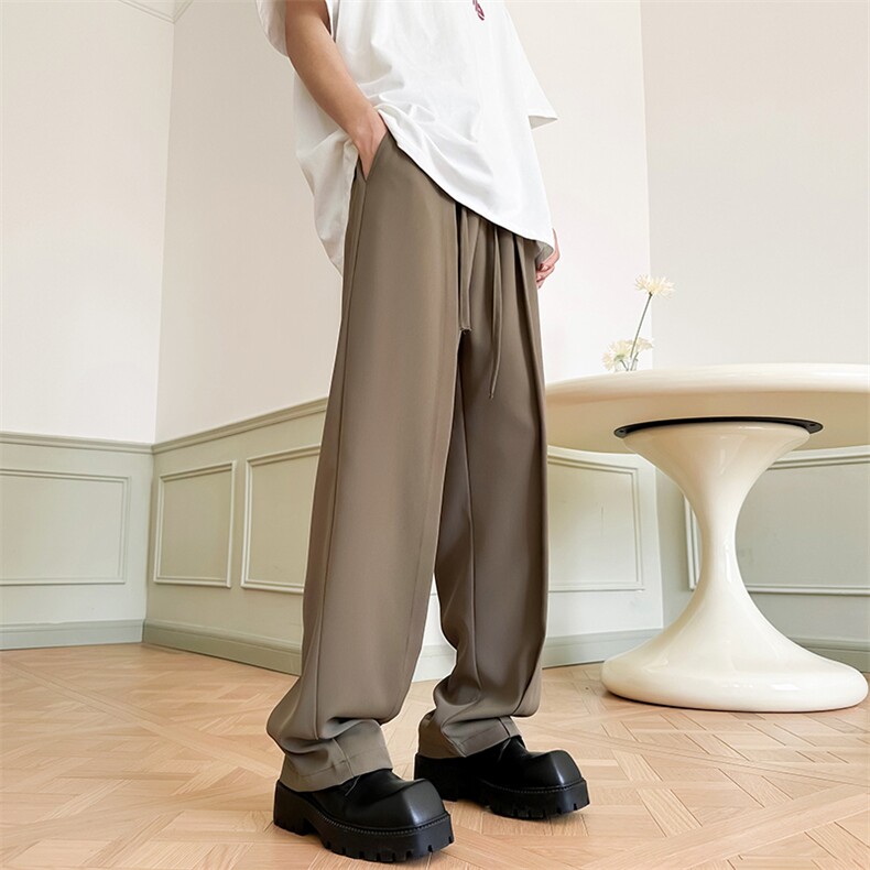 B258-L01-P50控68抖音品质休闲西装裤面料成分10%聚酯纤维，男装西服套装，电商B258