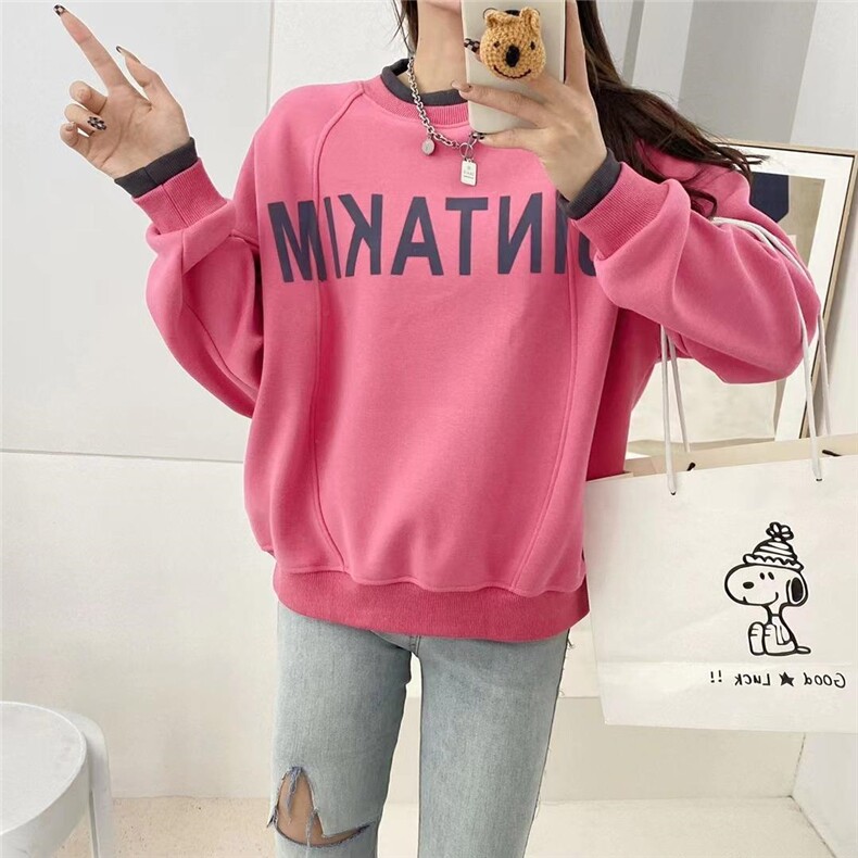 加绒卫衣，女装卫衣/绒衫，IEC