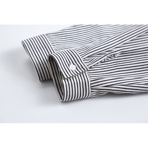 美式ins高街暗黑宽松条纹长袖衬衫SY2540-S-3XL-特P35图片