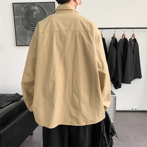 长袖工装衬衫男C008P35图片