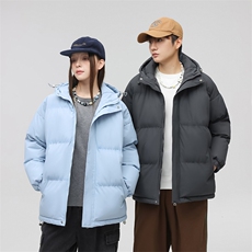 现货抖音得物可供视频三防加厚羽绒连帽棉衣外套情侣棉服WM1277，男装棉衣，电商A486