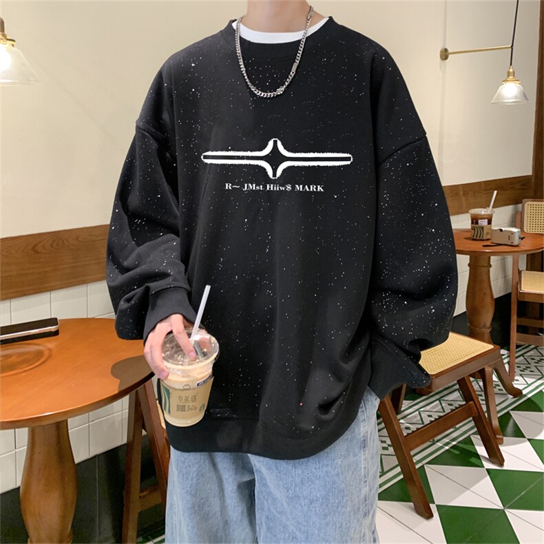 特p38控68满天星50棉圆领卫衣MW2499,男装卫衣,电商B370