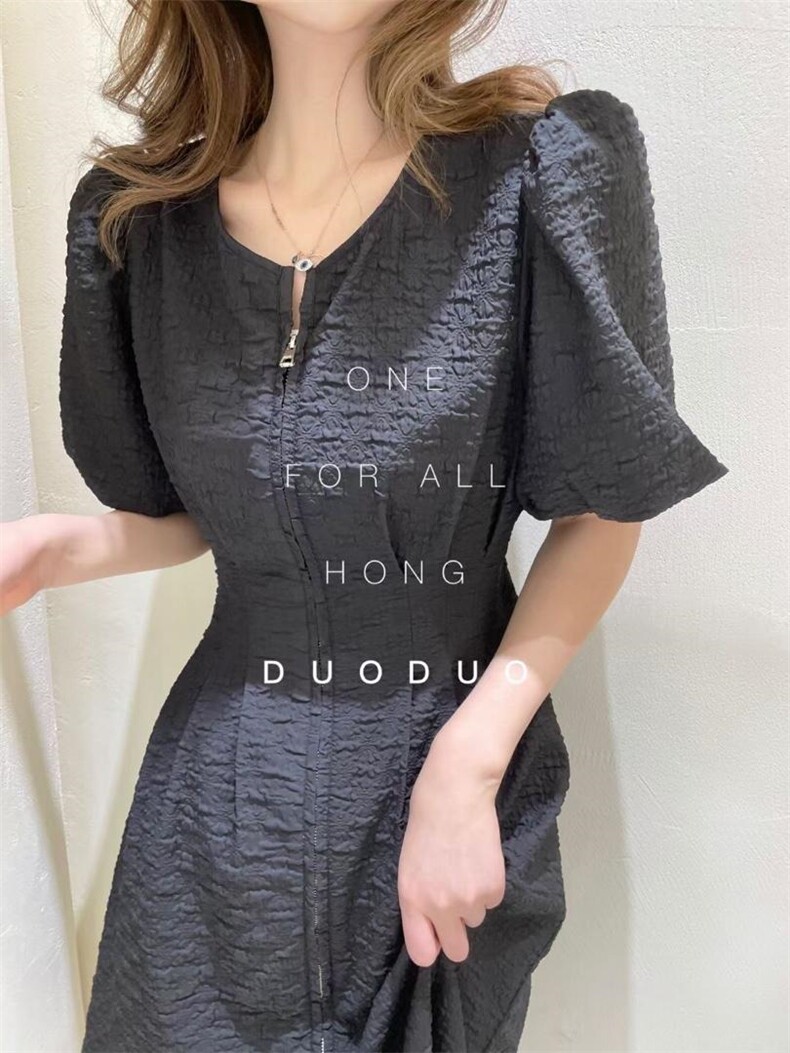 夏季新款花苞连衣裙，女装连衣裙，虹朵朵