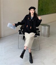 澳驼绒外套，其它，吉之红