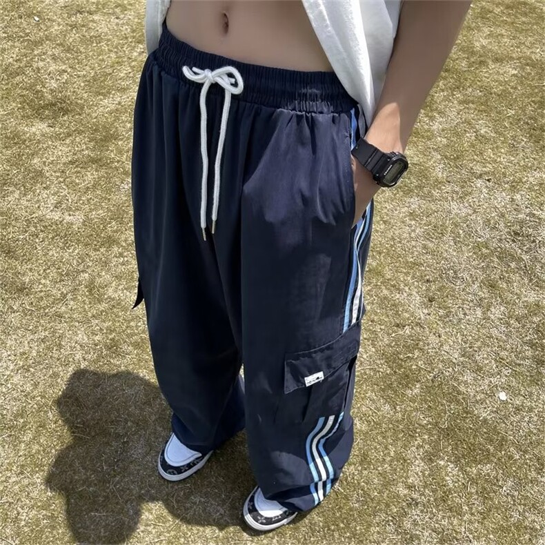 微弹潮男夏季长裤宽松型原宿时尚潮牌哈伦裤休闲裤KB80-P36图片