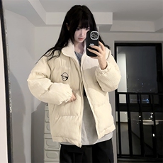 2026年秋冬季新款港风潮牌宽松百搭立领保暖棉服面包服ZM468-P95，男装棉衣，星座313A(原308A-2)
