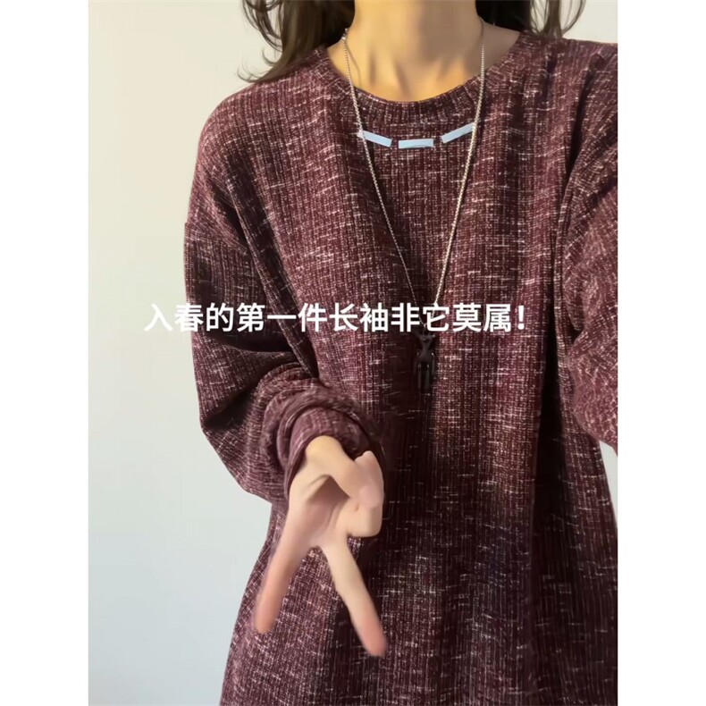 XZ809A/CX601/特P25/控55   金属印花长袖圆领T恤卫衣图片