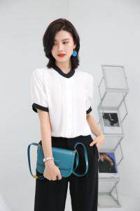 2021夏新款气质通勤上衣，女装，秋子丰色(1F)