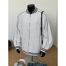 WY208/P75春装新款高品质不起球刺绣卫衣男立领棒球服潮外套，男装卫衣，电商基地A050