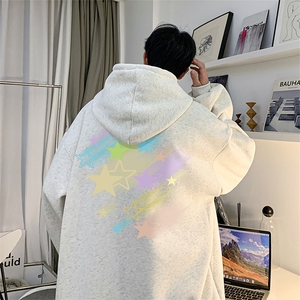 直播品质360克重磅美式印花卫衣Y222特P35 同步供应华棉P45特图片