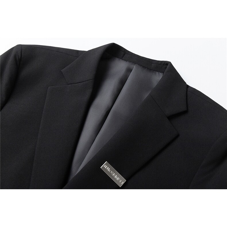 金属搭扣大码M-5XL西服男成分96%聚酯纤维4%氨纶XF78126P95控148,男装西服,星座227-7