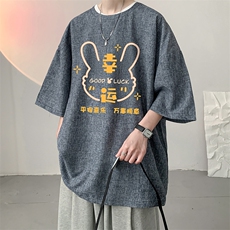 风复古亚麻短袖男棉麻t恤男半袖ZT71297-P35，男装T恤，电商A040