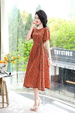 现货～新款连衣裙～气质款L到4XL，女装连衣裙，欧雅思丹尔