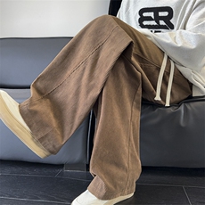 加绒休闲裤男宽松灯芯绒弯刀裤K3657-P45加绒P55控68加绒控78，男装卫衣，星座209-2