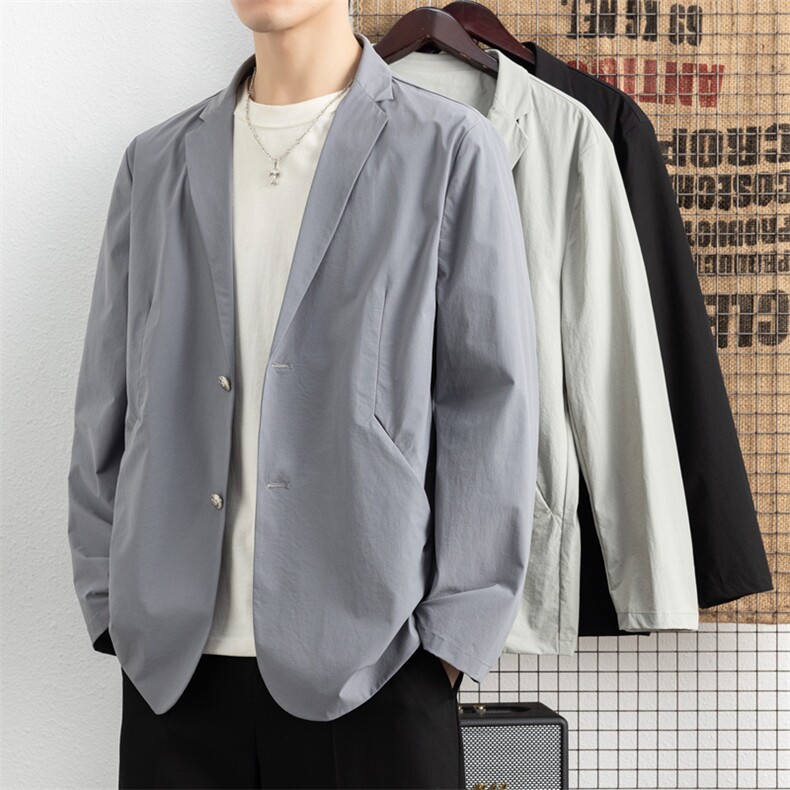 春季新款商务风西装外套男休闲西服男士西服JK02629-P83,男装西服套装,星座308B-2