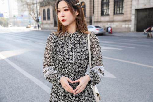 春季新款连衣裙，女装连衣裙，一浅浅+