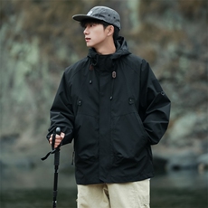 Cityboy情侣时尚连帽冲锋衣外套夹克团体班服，男装夹克，星座301D-5(原星座1415）