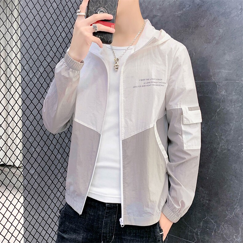 男士防晒服超薄透气户外运动夏季男装皮肤防晒衣薄款外套V88,男装夹克,星座509