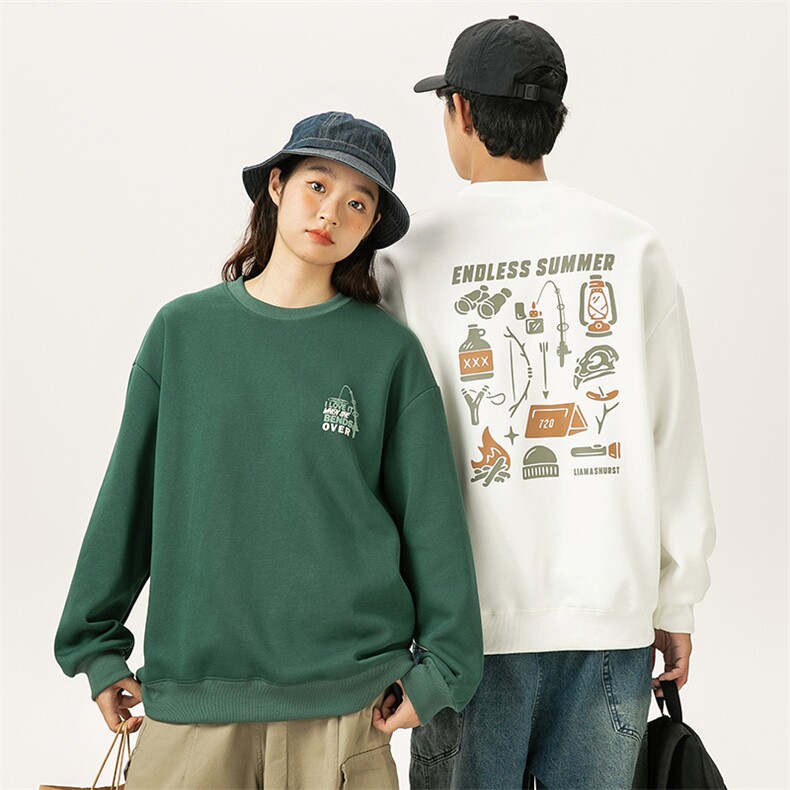 2025秋季新款男装日系潮牌宽松卫衣休闲外套WY620-F68,女装短外套,电商A101（原外27）