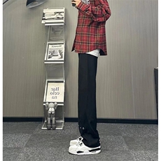 美式高街hiphop冰丝铆钉微喇休闲裤货号K2425P55，男装休闲裤，电商A063