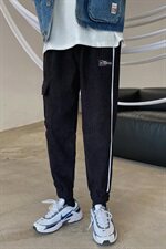 20秋装港风大码潮流工装灯芯绒宽松多口袋小脚休闲男裤K1013-P45，男装休闲裤，电商A009A（原A058A）