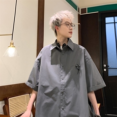 B225-仔仔图-C6090--P58--X75--全棉--纯色侧口袋POLO短袖T恤，男装T恤，电商B225