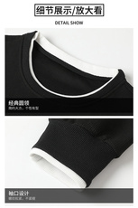 2025春秋新款美式潮牌圆领卫衣A068-MLWY20-TP45，男装卫衣，电商A068