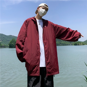 防晒衣男士韩版潮夏季薄款连帽户外2024新款ins宽松外套W5832-P32图片